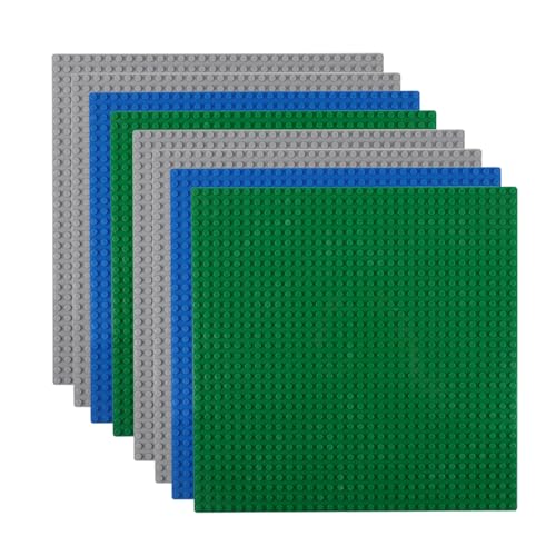 Reenwee 8 Packungen Classic Grundplatten, 10x10 Zoll mit 32x32 Stollen, Bauklötze Grundplatte kompatibel mit großen Marken, quadratische Grundplatten 32x32 bauen und langlebig und stabil Display Board Reenwee 8 Packungen Classic Grundplatten, 10x10 Zoll mit 32x32 Stollen, Bauklötze Grundplatte kompatibel mit großen Marken, quadratische Grundplatten 32x32 bauen und langlebig und stabil Display Board von Reenwee
