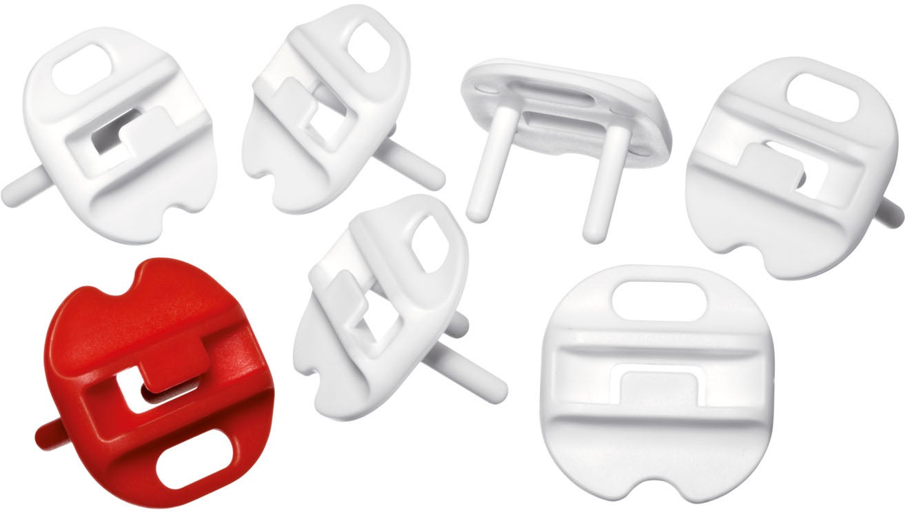 Reer Sicherheitsstecker 6er-Pack, Weiß von Reer