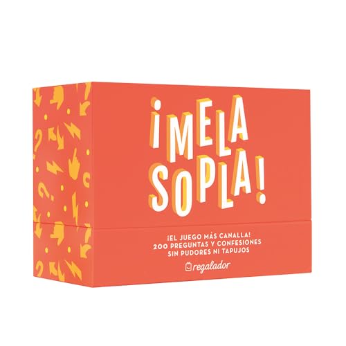 Regalador Me la Sopla Kartenspiel: Das schurkischste Spiel! 200 Fragen und Geständnisse ohne Scham oder Verheimlichung. Perfekt für eine tolle Zeit mit Freunden. Lachen garantiert! (36+) Regalador Me la Sopla Kartenspiel: Das schurkischste Spiel! 200 Fragen und Geständnisse ohne Scham oder Verheimlichung. Perfekt für eine tolle Zeit mit Freunden. Lachen garantiert! (36+) von Regalador