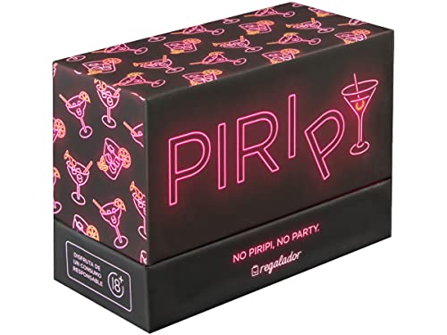 Regalador 0 Piripi Trinkspiele, Schwarz, Pequeo - Trinkspiel, Spiel, Schwarz, Pequeo, Adult, 4-99 Spieler, Manuell, Papierrequisiten, Keine Batterien erforderlich von Regalador