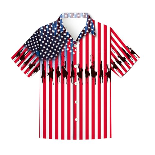 Regenboog Patriotisches Herrenhemd, Motiv: USA-Flagge, kurzärmelig, Button-Down-Shirt, Hawaii-Neon, lustiges Strand-Top, Flagge, X-Large Regenboog Patriotisches Herrenhemd, Motiv: USA-Flagge, kurzärmelig, Button-Down-Shirt, Hawaii-Neon, lustiges Strand-Top, Flagge, X-Large von Regenboog