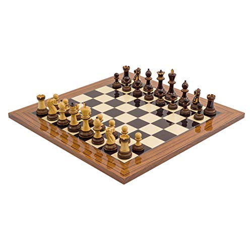 The Burnt Parker Palisander Schachspiel von Regency Chess