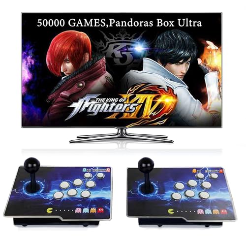 RegiisJoy 50000 in 1 Pandoras Box Ultra Arcade, Retro-Spielmaschine für PC, Projektor und TV, 2-4 Spieler, 3D-Spiele, Suche, versteckt, speichern, Laden/Pause Spiele, 1280 x 720, separate Konsole RegiisJoy 50000 in 1 Pandoras Box Ultra Arcade, Retro-Spielmaschine für PC, Projektor und TV, 2-4 Spieler, 3D-Spiele, Suche, versteckt, speichern, Laden/Pause Spiele, 1280 x 720, separate Konsole von RegiisJoy