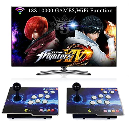 RegiisJoy Arcade 10000 in 1 Pandora 18S Spielekonsole mit WiFi-Funktion für PC, Projektor und TV, 2-4 Spieler, 1280 x 720, 3D-Spiele, Suchen/Verstecken/Speichern/Laden/Pause Spiele, Favoritenliste RegiisJoy Arcade 10000 in 1 Pandora 18S Spielekonsole mit WiFi-Funktion für PC, Projektor und TV, 2-4 Spieler, 1280 x 720, 3D-Spiele, Suchen/Verstecken/Speichern/Laden/Pause Spiele, Favoritenliste von RegiisJoy