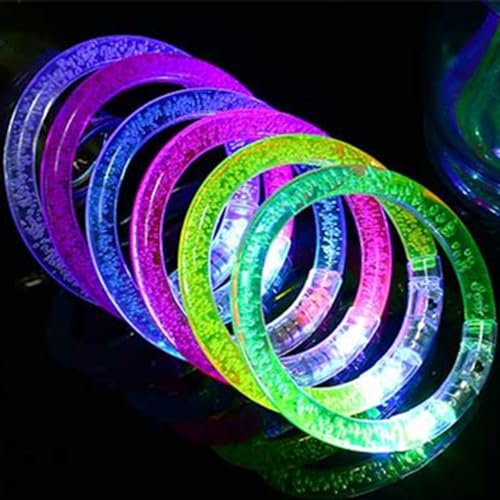 Reheyre LED-Armbänder, leuchtet im Dunkeln, Partyzubehör, Gastgeschenke für Kinder und Erwachsene, leuchtendes Armband, Leuchtstäbe, Party-Spielzeug, Zubehör für Geburtstag, Konzerte, Festivals, von Reheyre