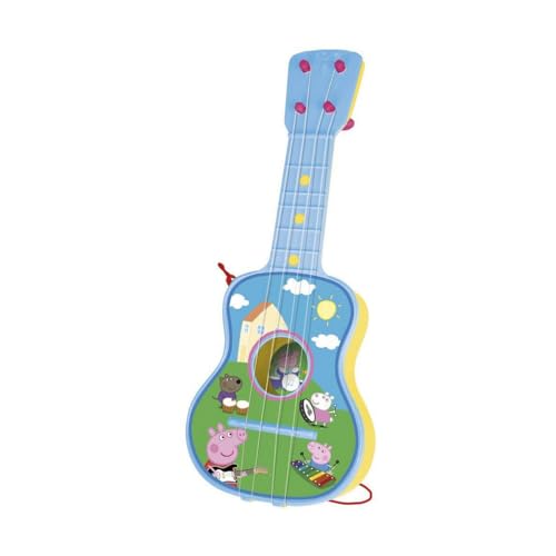 REIG Musicales 2339 REIG Peppa Saite-Gitarre, Modell und farblich sortiert von REIG