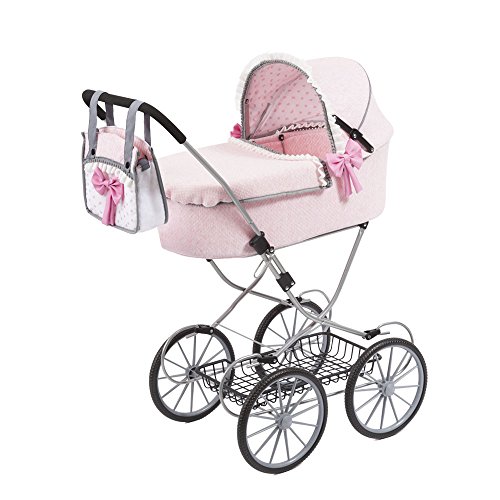 Claudio REIG Pram Dolls Bebe-Paseo, Pink (rer12151) von REIG