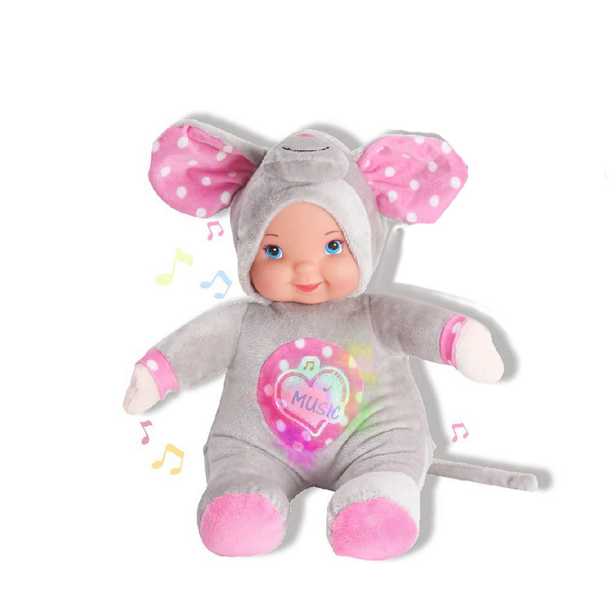 Baby-Puppe Reig Musikalisches Plüschtier 35 cm Elefant Baby-Puppe Reig Musikalisches Plüschtier 35 cm Elefant von Reig
