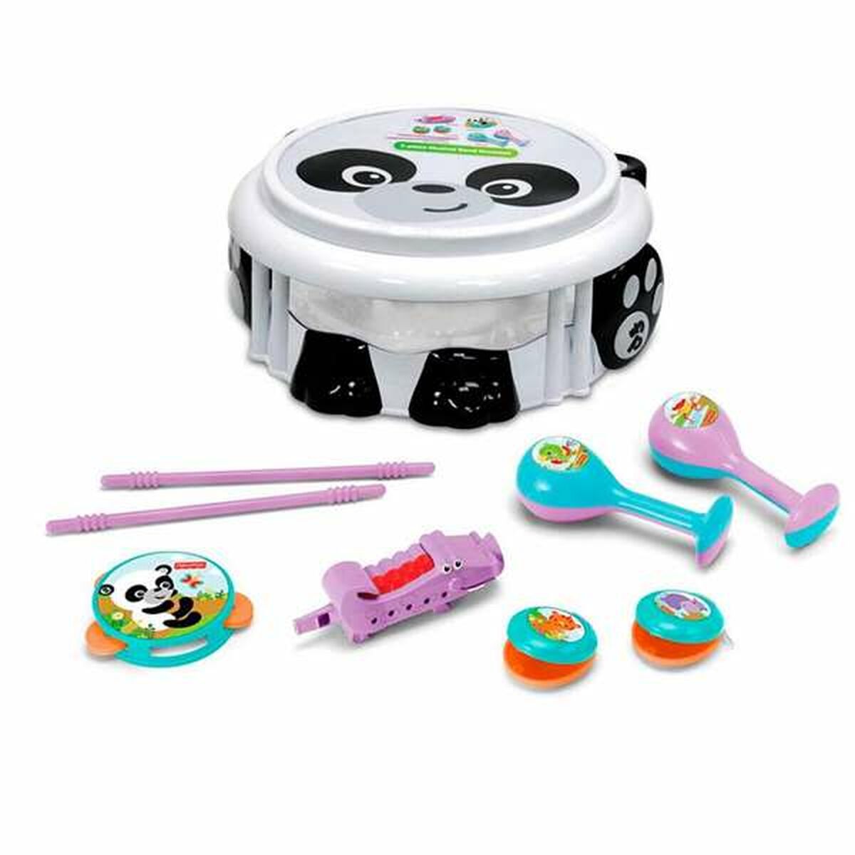 Musikinstrumente-Kinder-Set Reig Kunststoff Pandaknochen 9 Stücke Musikinstrumente-Kinder-Set Reig Kunststoff Pandaknochen 9 Stücke von Reig