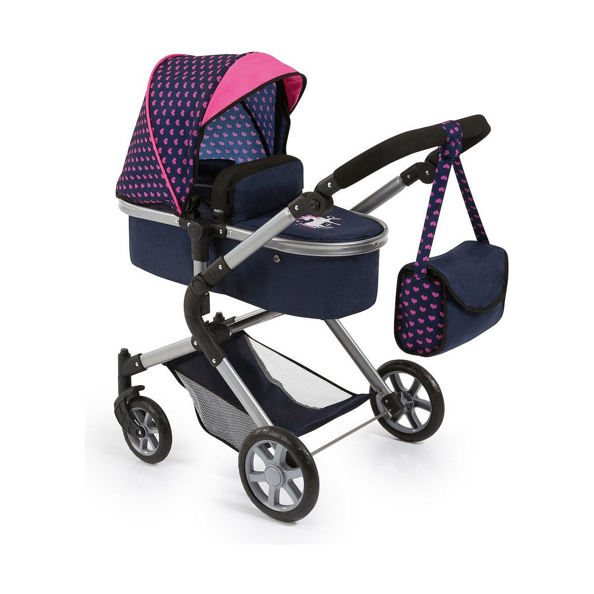 Puppenwägelchen Reig Combi Neo Pro Marineblau 63 cm Puppenwägelchen Reig Combi Neo Pro Marineblau 63 cm von Reig