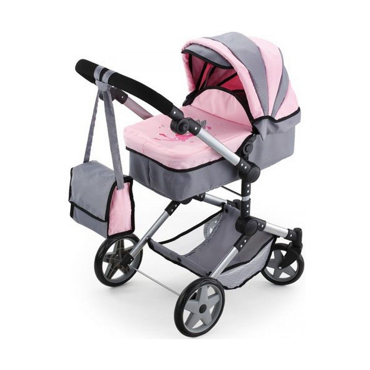 Puppenwägelchen Reig Pram Neo Pro Grau 57 cm Puppenwägelchen Reig Pram Neo Pro Grau 57 cm von Reig
