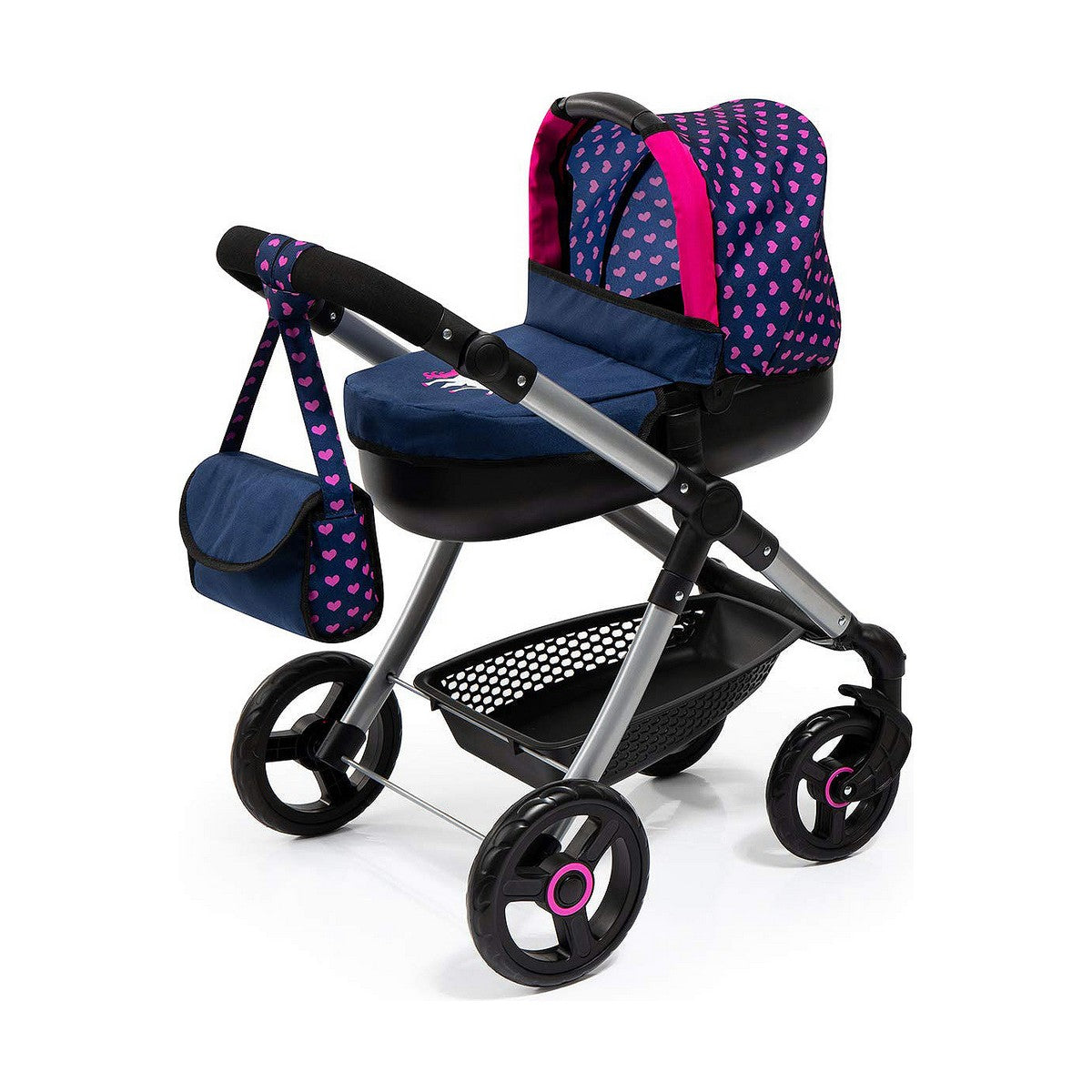 Puppenwägelchen Reig Stule Pram Marineblau 63 cm Puppenwägelchen Reig Stule Pram Marineblau 63 cm von Reig