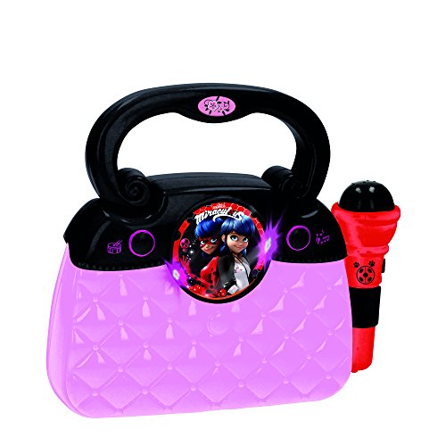 Reig 2684 Miraculous: Tales of Ladybug & Cat Noir Handtasche mit Mirkofon und MP3 Anschluss von REIG