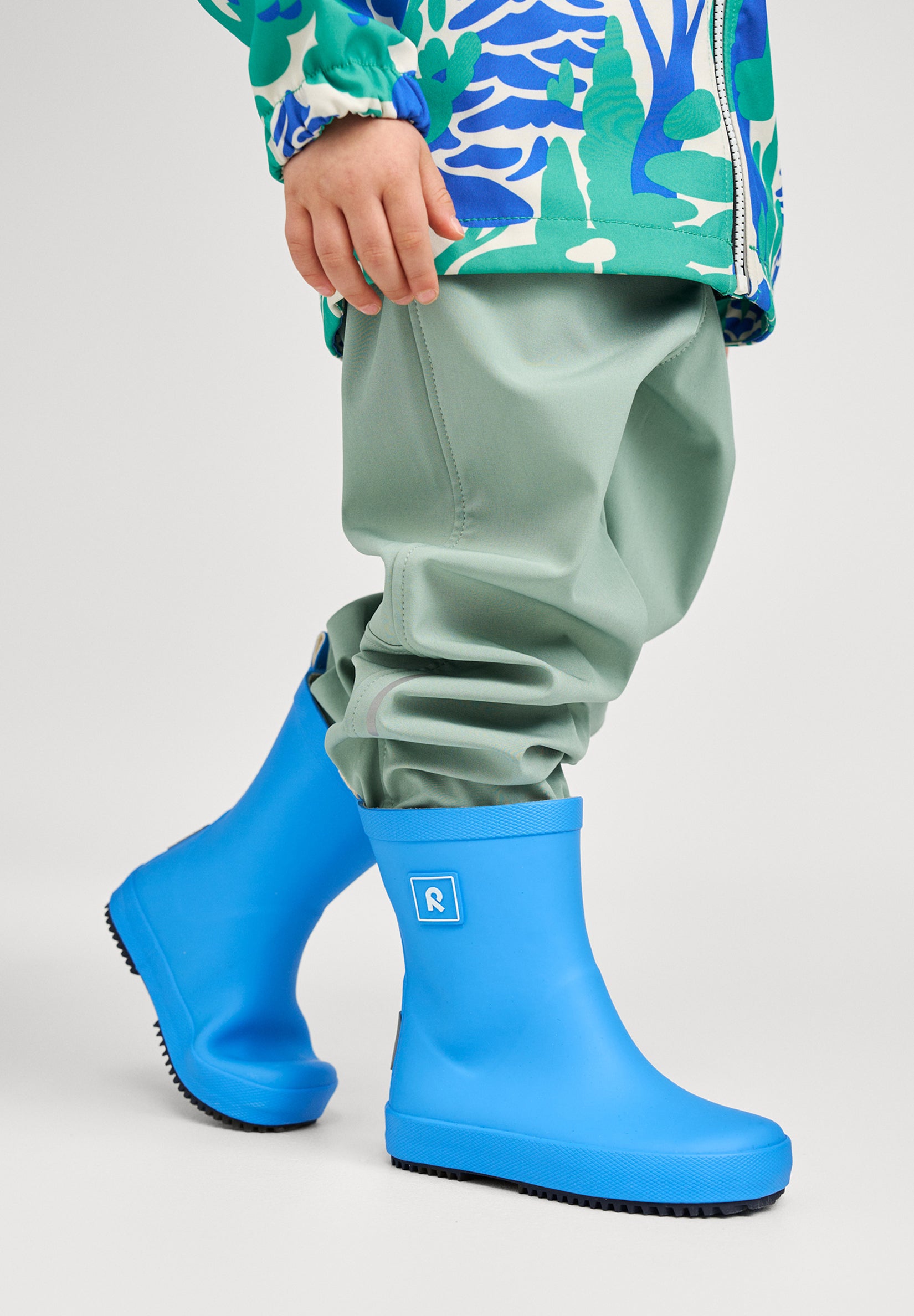Reima Ankka Barefoot Gummistiefel, Cool Blue, 25, Kindergummistiefel, Kinderstiefel, Gummistiefel kinder, Kids von Reima