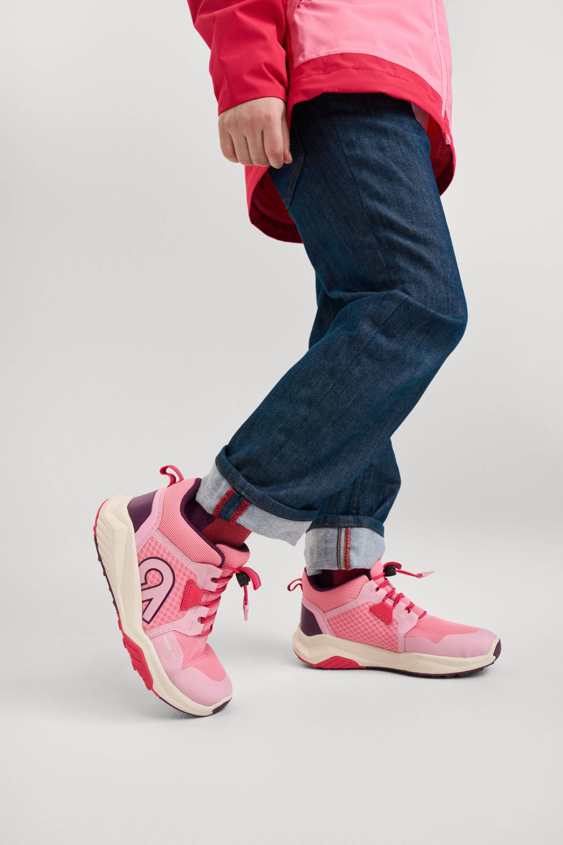 Reima Kiritin WP Kinder Sneaker, Grey Pink, 29, Kinderschuhe von Reima