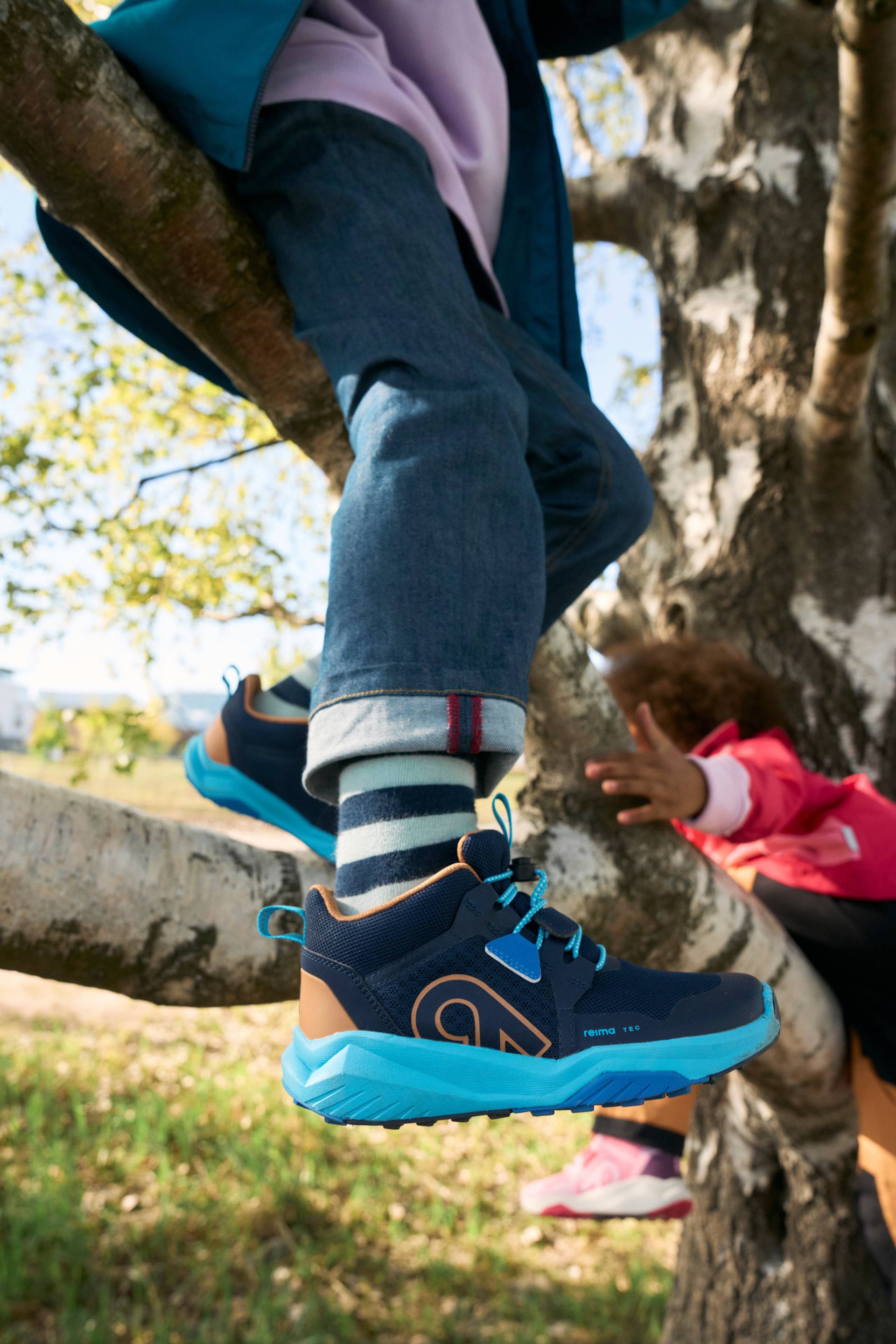 Reima Kiritin WP Kinder Sneaker, Navy, 31, Kinderschuhe von Reima