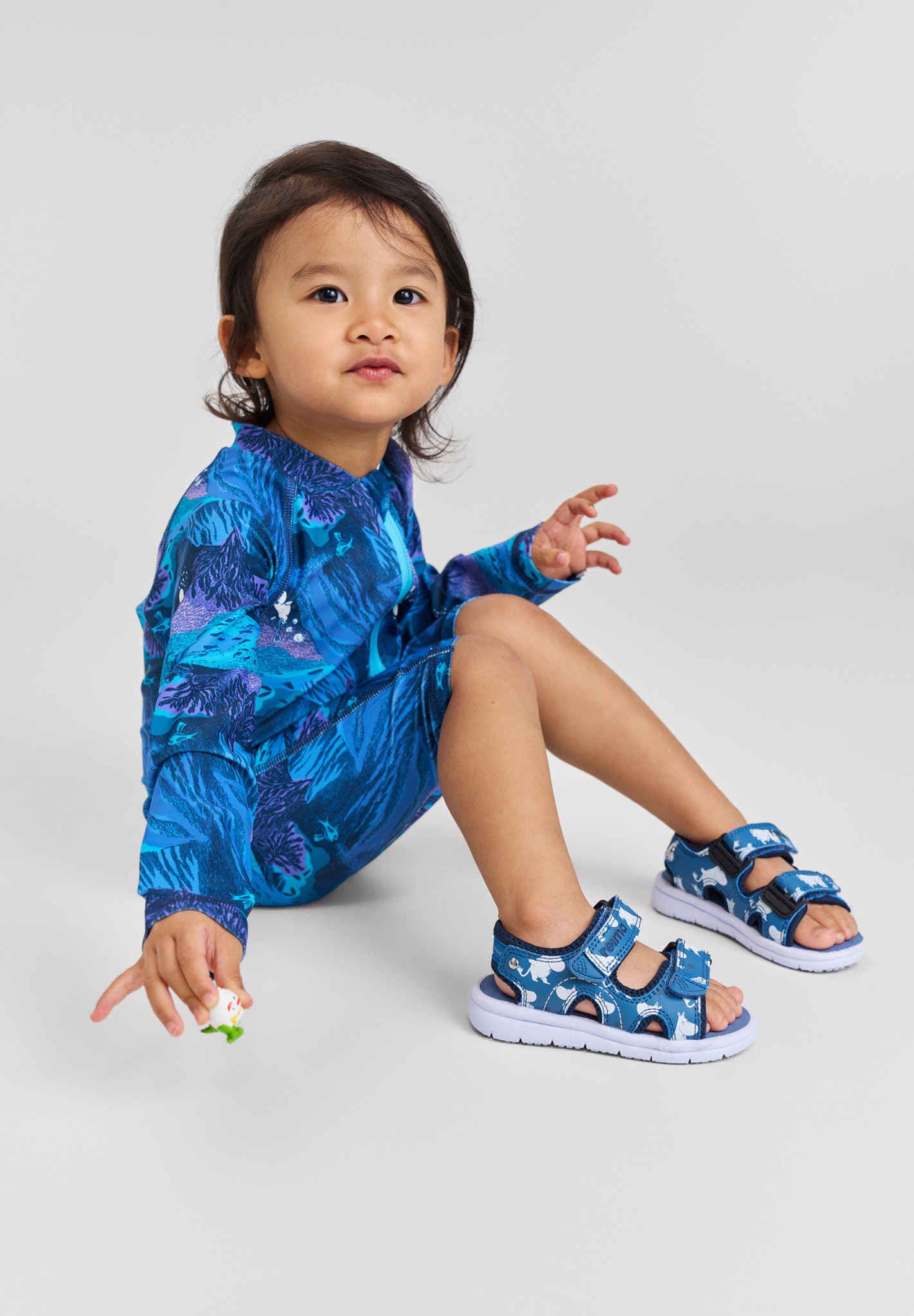 Reima Mumin Bungee Kinder Sandalen, Blue Ocean, 27 Reima Mumin Bungee Kinder Sandalen, Blue Ocean, 27 von Reima