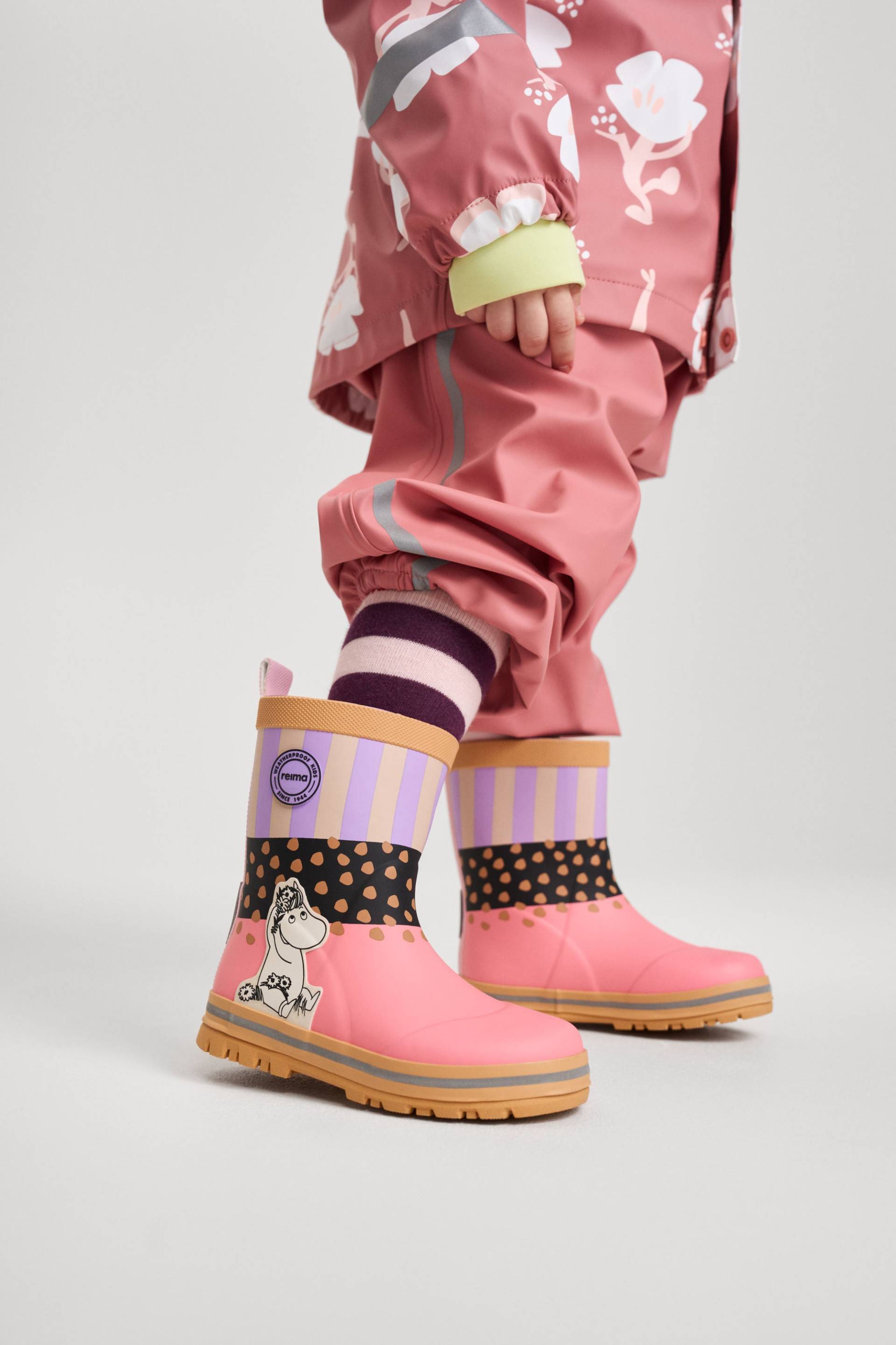 Reima Mumin Magische Gummistiefel, Sunset Pink, 20, Kindergummistiefel, Kinderstiefel, Gummistiefel kinder, Kids von Reima