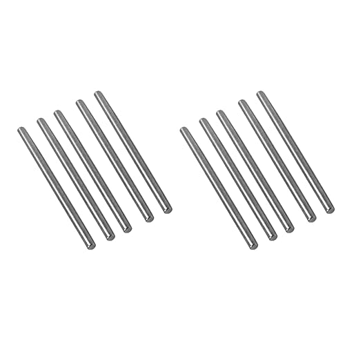 Reinscer 10PCS Modell Flugzeug Motor Wellen Teil Motor Edelstahl Achse 3,17 mm für Bürstenlose Motoren Modell Metall RC Teile von Reinscer