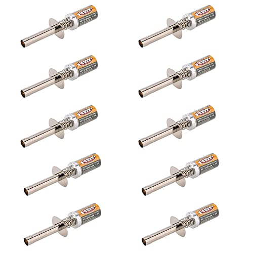 Reinscer 10X 80101 1800MAh 1.2V GlüHkerzen Zünder Geeignet für RC Auto 1/8 1/10 80101 Wiederaufladbares GlüHkerzen Zünder Ladegerät von Reinscer