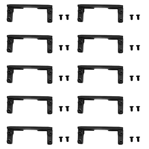 Reinscer 10X Aluminium Servo Halter + Carbon Halter für 1:10 AXIAL SCX10 Rc Auto Achse von Reinscer