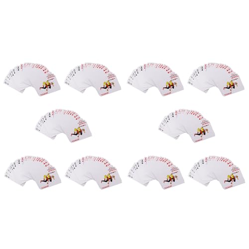 Reinscer 10X Geheime Markierte Poker Karten Durchschauen Spiel Karten Magisches Spielzeug Poker Zauber Tricks von Reinscer