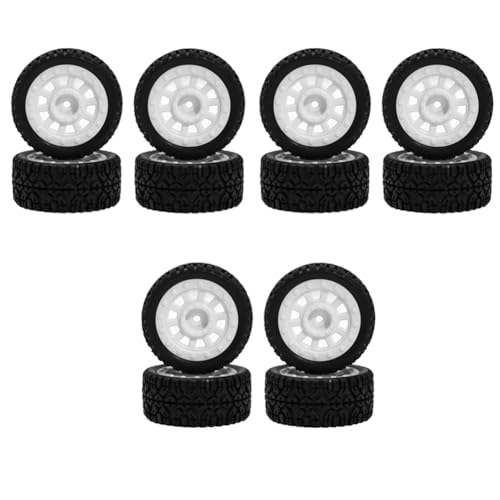 Reinscer 12 Stück RC Auto Rad Bereifungen Bereifungen für 1603 1604 SG1603 SG1604 1/16 RC Auto Teile Zubehör von Reinscer