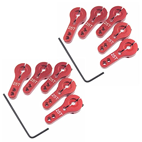 Reinscer 12 Stuecke 25 T Aluminium Servo Horn M3 Gewinde Lenkung Arm High Torque Servos Motoren Teile RC Auto Flugzeug Boot Reinscer 12 Stuecke 25 T Aluminium Servo Horn M3 Gewinde Lenkung Arm High Torque Servos Motoren Teile RC Auto Flugzeug Boot von Reinscer
