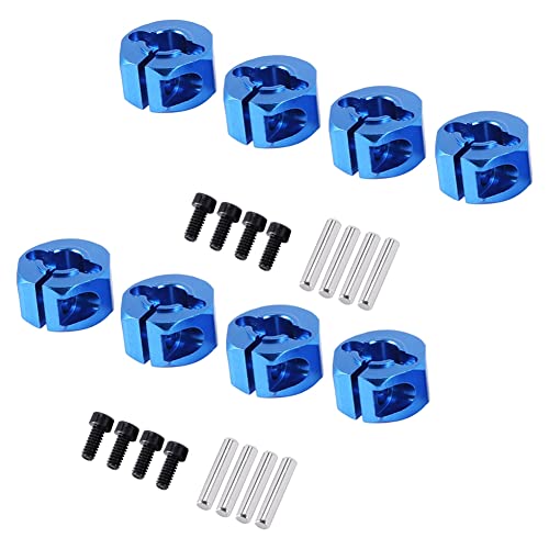 Reinscer 2 Satz Blau Rc Metall 7,0 Rad Hex 12mm Stick mit Stift Schraube für Rc Auto von Reinscer