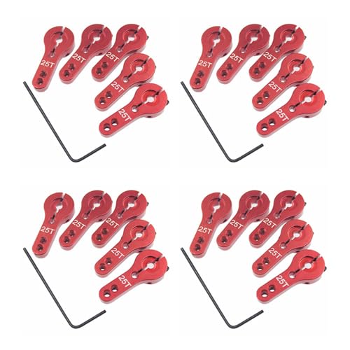 Reinscer 24 Stuecke 25 T Aluminium Servo Horn M3 Gewinde Lenkung Arm High Torque Servos Motoren Teile RC Auto Flugzeug Boot Reinscer 24 Stuecke 25 T Aluminium Servo Horn M3 Gewinde Lenkung Arm High Torque Servos Motoren Teile RC Auto Flugzeug Boot von Reinscer