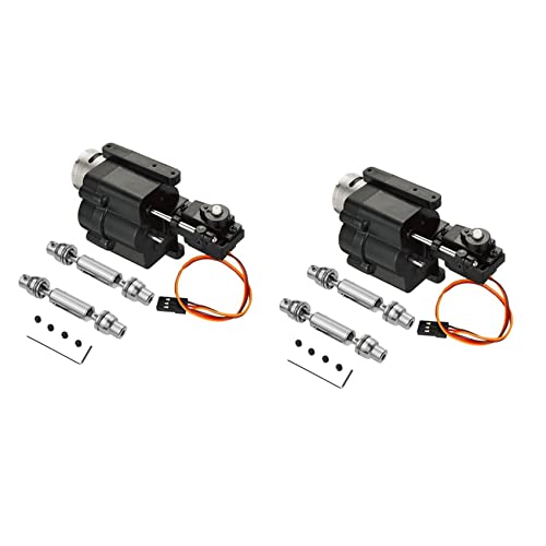 Reinscer 2X 2 Gang Getriebe mit Antrieb Welle für C14 C24 B14 B36 MN D90 MN-90 MN99S RC Auto Upgrade Teile von Reinscer