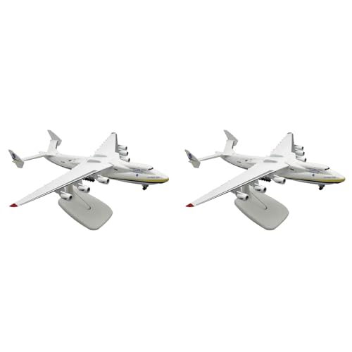 Reinscer 2X Antonov An-225 Mriya Flugzeugmodell Aus Metalllegierung, Nachbildung Eines Modellflugzeugs im MaßStab 1:400, Spielzeug für die Sammlung von Reinscer