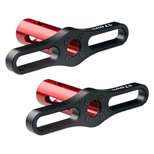 Reinscer 2X Metall 17MM Rad Muttern Hülse Sechskant Schlüssel Werkzeug für 1: 8 Offroad RC Auto Lastwagen Summit E- von Reinscer