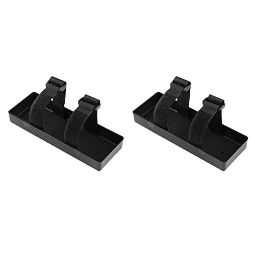 Reinscer 2X RC Batterie Fach GehäUse Batterie Kasten Halterung für Axial SCX10 TRX4 D90 1/8 1/10 Schwarz von Reinscer