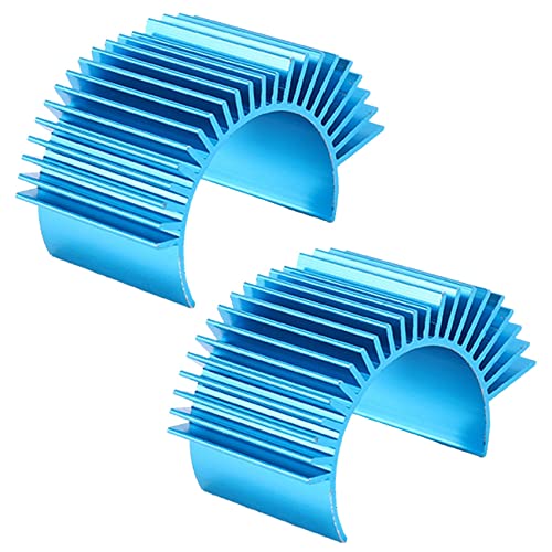 Reinscer 2X Rc Auto Teile 540 550 Motor Kuehler Fuer 12428 12423 A959-B A969-B A979-B A929-B Blau von Reinscer