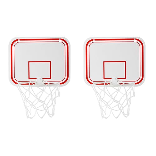Reinscer 2X Sport Büro Basketball Band Clip für Mülleimer Basketball Spiel Kleiner Basketball Board Clip für Abfall Korb von Reinscer