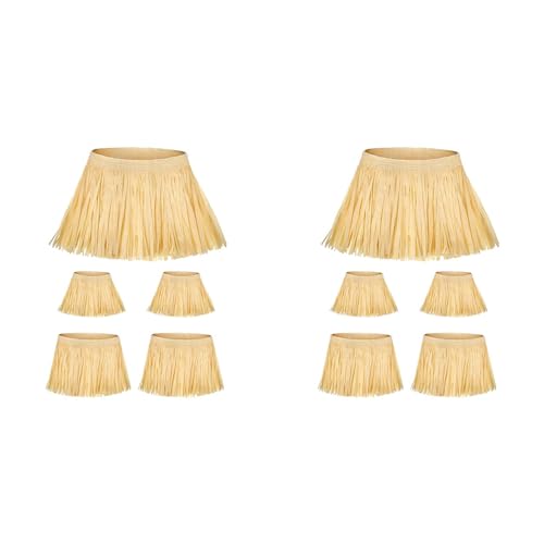 Reinscer 2X Vogelscheuchen-Strohhalm-Kit Vogelscheuchen-KostüMzubehöR Hals-Arm- und KnöChelbäNder für -Accessoires-Dekoration von Reinscer