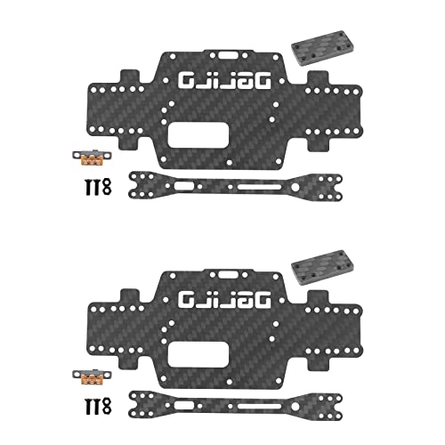 Reinscer 2X für K969 K979 K989 K999 P929 P939 1:28 Verbesserte Kohlefaser Chassis Auto Boden Low Body Shell von Reinscer