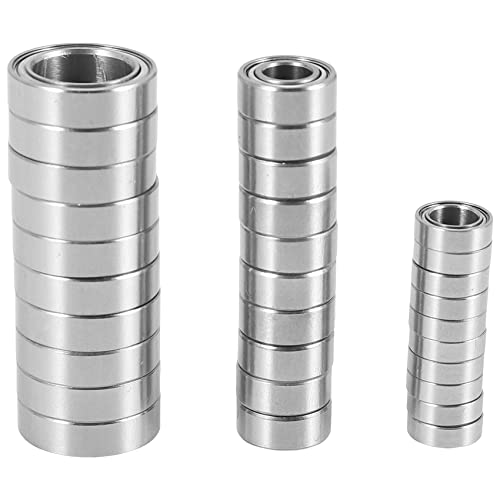 Reinscer 30 StüCke Metall Stahl Lager Set für -10 DBX10 10421-S 9102 1/10 RC Teile Satz von Reinscer