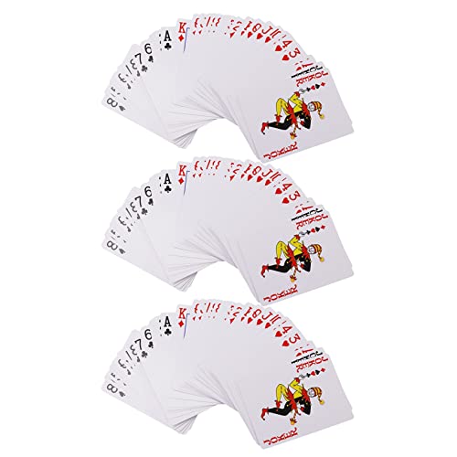Reinscer 3X Geheime Markierte Poker Karten Durchschauen Spiel Karten Magisches Spielzeug Poker Zauber Tricks von Reinscer