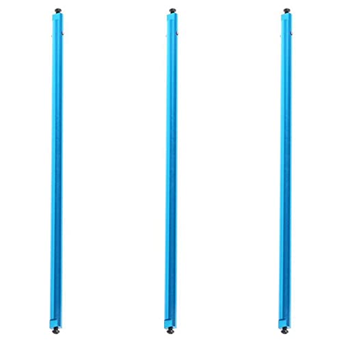Reinscer 3X Zentral Antriebs Welle FÜR Toys A949 A959 A969 A979 K929 RC Auto, Metall, Blau von Reinscer