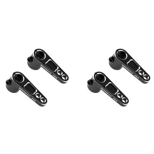 Reinscer 4 STÜCK Metall 25T Servo Horn Servo Arm Kompatibel mit Futaba Savox Servo für 1/8 1/10 RC Offroad Drift Auto,2 von Reinscer