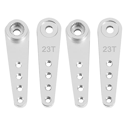 Reinscer 4 Teile CNC Aluminium Legierung Servo Arm 1,25-2,5 für Futaba Servos, 23 T von Reinscer