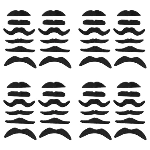 Reinscer 48 Stuecke Selbstklebende Sortierte Gefaelschte Schnurrbaerte Bart Set Stilvolle Baerte Fuer Kostuem Geburtstag Reinscer 48 Stuecke Selbstklebende Sortierte Gefaelschte Schnurrbaerte Bart Set Stilvolle Baerte Fuer Kostuem Geburtstag von Reinscer