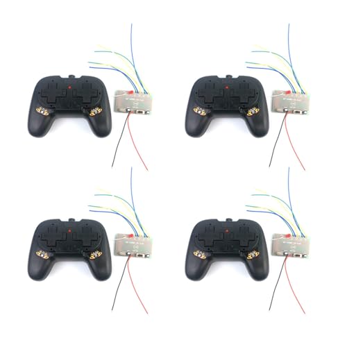 Reinscer 4X 8CH 2,4G Drahtlose RC Spielzeug Fern Bedienung EmpfäNger Sender 4-6 V 50 Mt Kit Fern Bedienung Teile von Reinscer