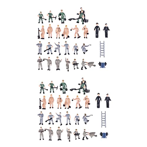 Reinscer 50 Stueck Bemalte Figuren 1:87 Figuren Eisenbahner Miniaturen mit Eimer und Leiter Reinscer 50 Stueck Bemalte Figuren 1:87 Figuren Eisenbahner Miniaturen mit Eimer und Leiter von Reinscer