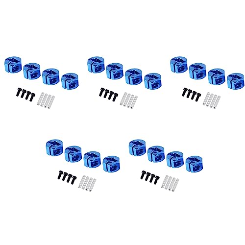 Reinscer 5X Blau Rc Metall 7,0 Rad Hex 12mm Stick mit Stift Schraube für Rc Auto Reinscer 5X Blau Rc Metall 7,0 Rad Hex 12mm Stick mit Stift Schraube für Rc Auto von Reinscer