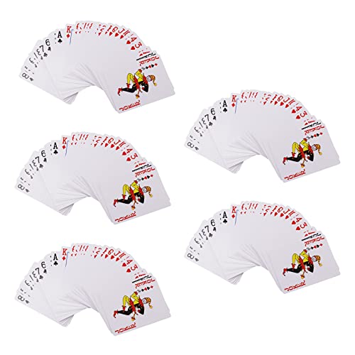 Reinscer 5X Geheime Markierte Poker Karten Durchschauen Spiel Karten Magisches Spielzeug Poker Zauber Tricks von Reinscer