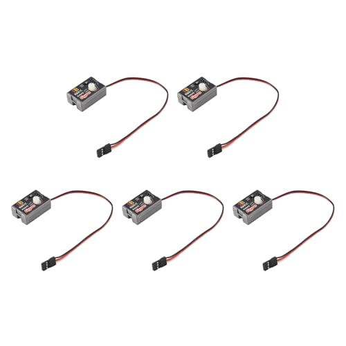Reinscer 5X Mini Gyro Gyroskop für D12 1/10 RC Car Drift Rennwagen Lenkleistung Integriertes Kompaktes Leichtbau von Reinscer