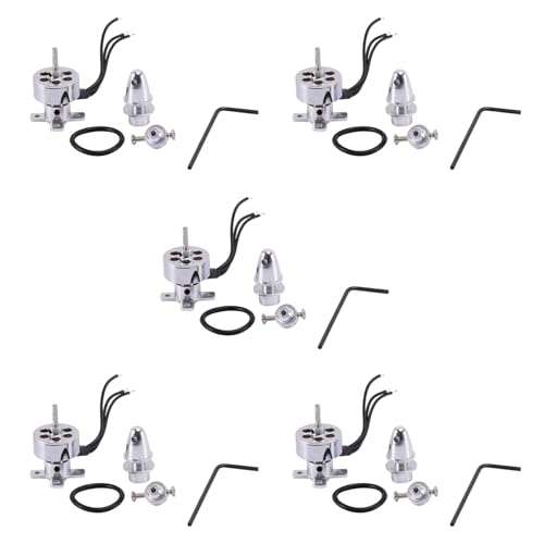 Reinscer 5X RC Drone Zubehör 10G Brushless Motor Out Runner 1811 2000KV für Funksteuerung Mini-Flugzeuge von Reinscer